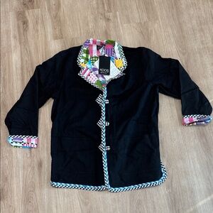 KOOS of course Colorful Trim reversible jacket